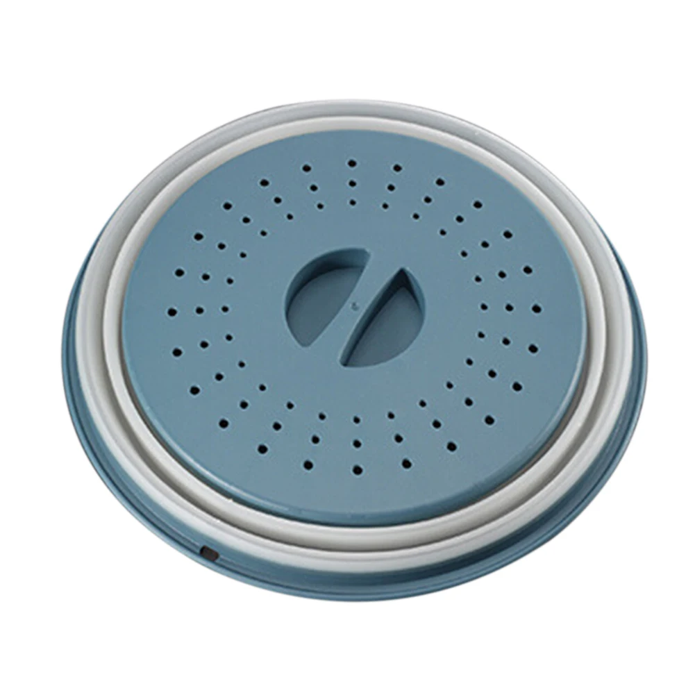 Складная Силиконовая крышка для чехол микроволновой печи 10 5 дюйма дуршлаг сито