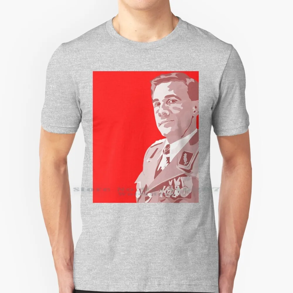 Футболка с изображением Ганса Ланда из 100% чистого хлопка Футболка с изображением Ганса Ланда из 100% чистого хлопка