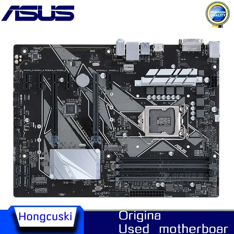 Для ASUS PRIME Z370 P материнская плата Socket LGA 1151 i7 i5 i3 DDR4 PCI E 3 0 SATA3 M.2 оригинальная б/у для