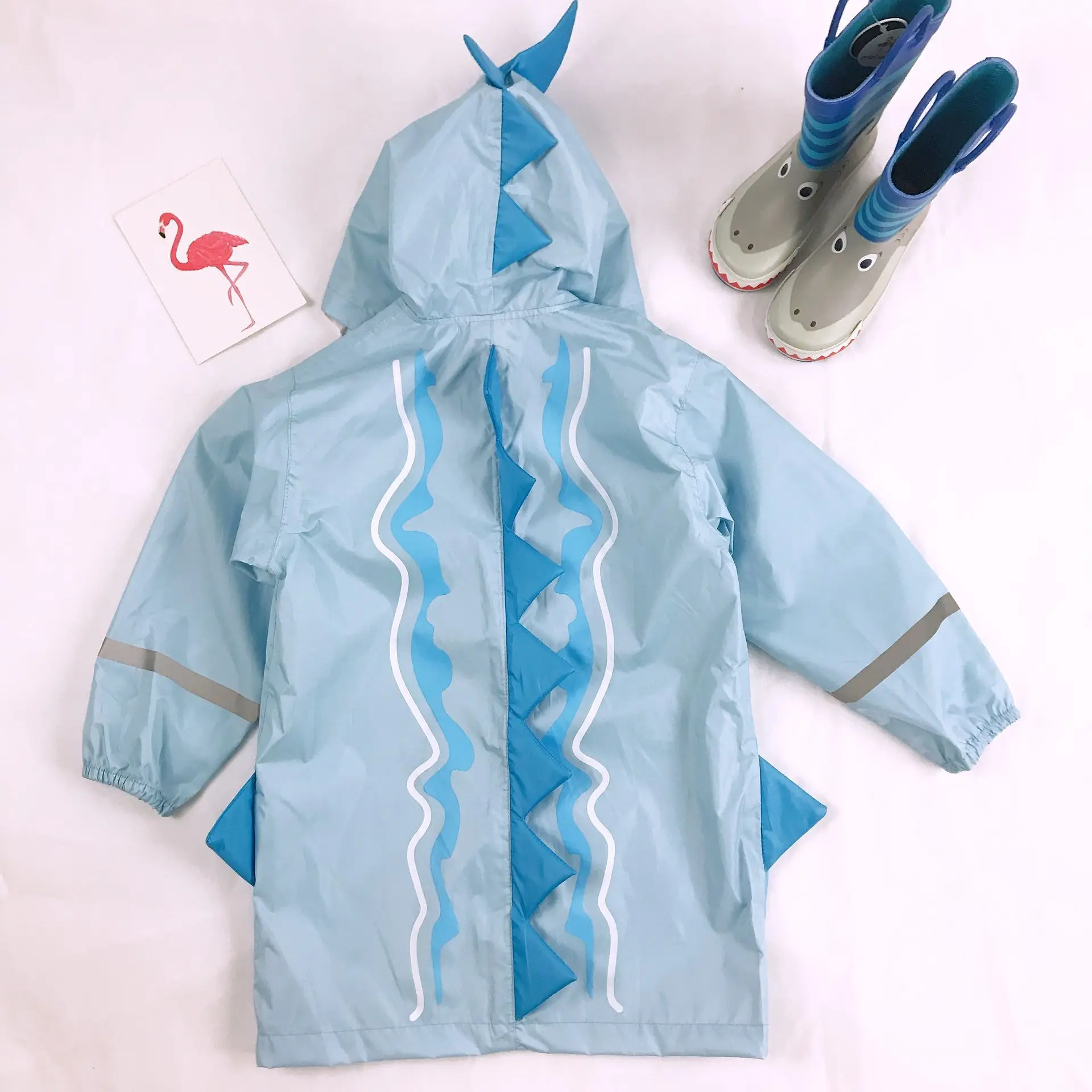 Бренд пальто в стиле унисекс для маленьких мальчиков дождевик девочек куртка