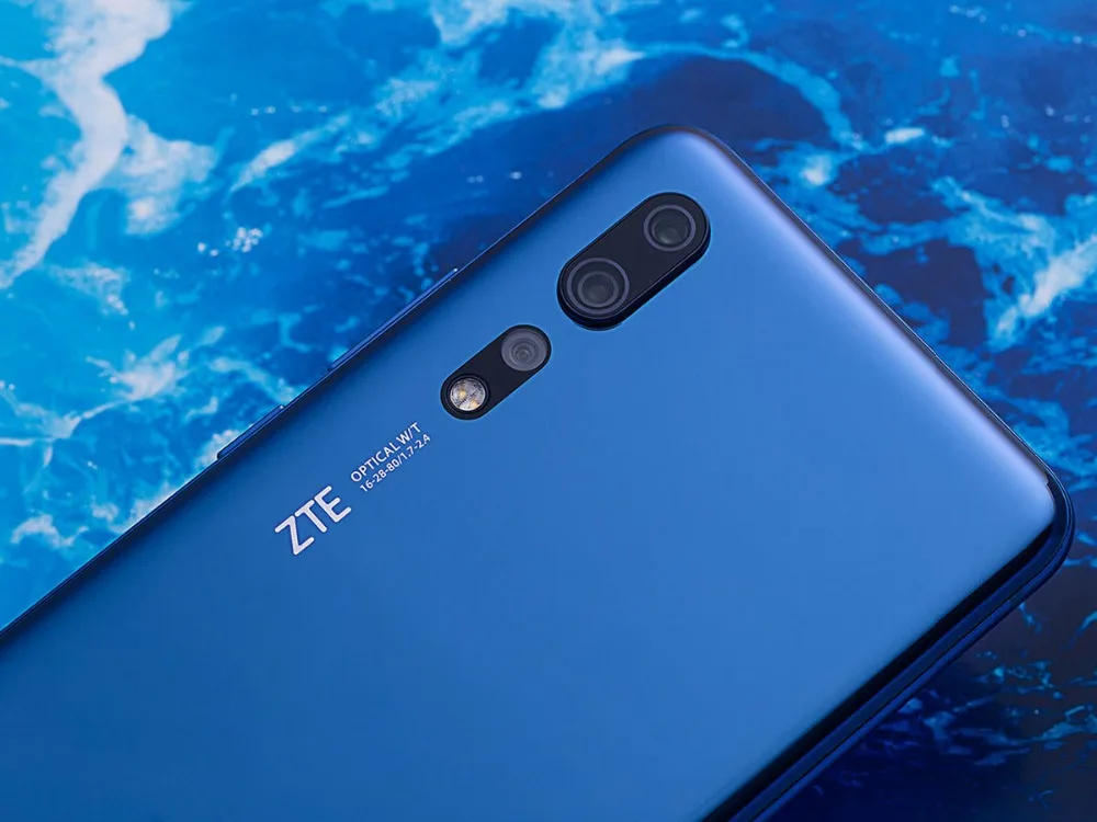 Мобильный телефон zte Axon 10 Pro, Восьмиядерный процессор Snapdragon 855, 8-мегапиксельный 3x зум, экран DTS 6,47 дюйма, изогнутый край, 4000 мАч, Беспроводная зарядка