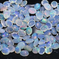 natural ethiopian colorful cut opal oval 810mm top quality natural precious loose gemstones diy jewelry