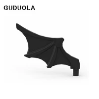 guduola special brick animal wing with shaft 4mm 15082 moc building block diy educational toys parts 20pcslot