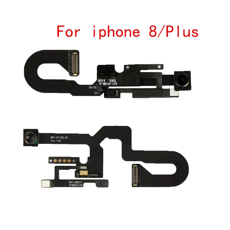 10 шт. Передняя маленькая селфи камера Модуль гибкий кабель для Apple iPhone 7 8 Plus XR Ремонт Замена