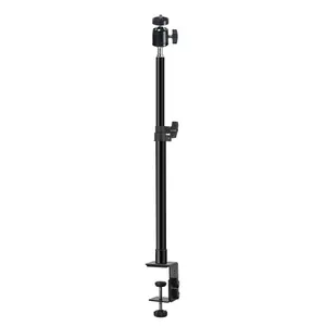 multifunctional non scratches microphone webcam for table mount light stand telescopic rod dslr camera 360 degree rotation free global shipping