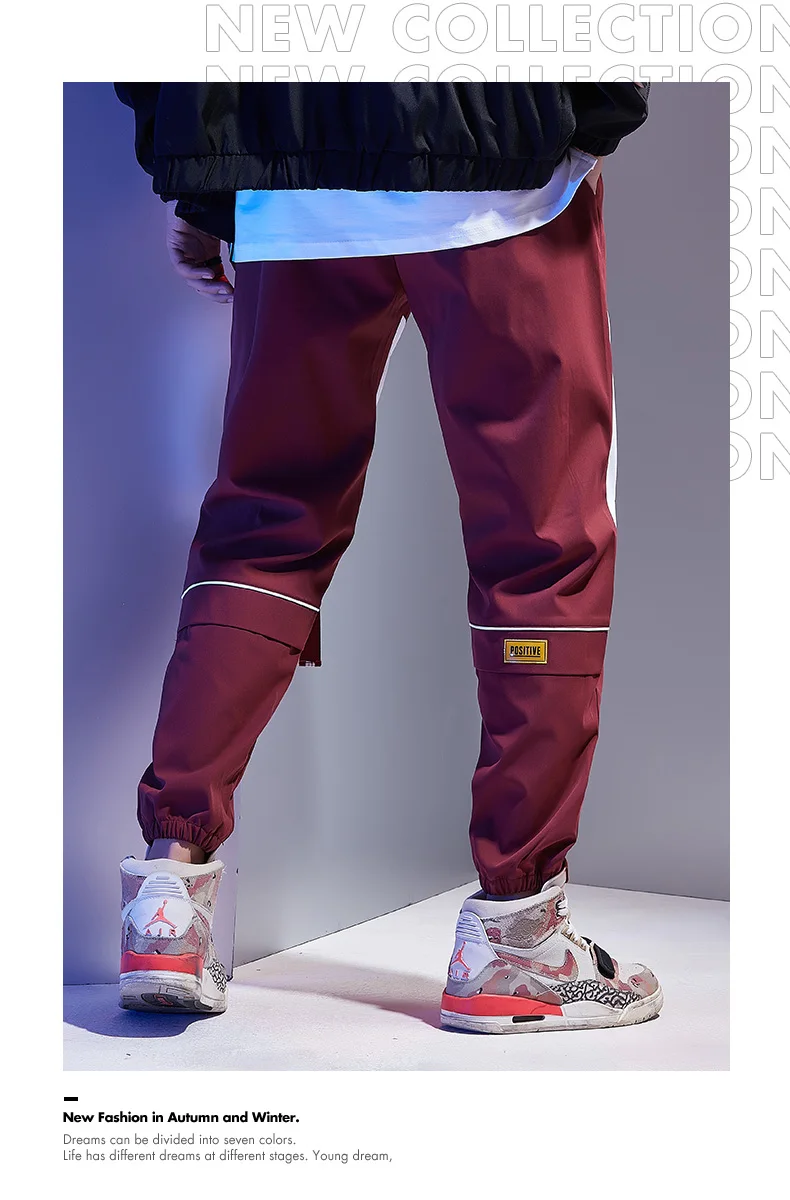 Streetwear Hip Hop Cargo Pants For Mens Pants Fashions Multi-Pocket Black Men Trousers Male Harajuku Sweatpants Joggers
