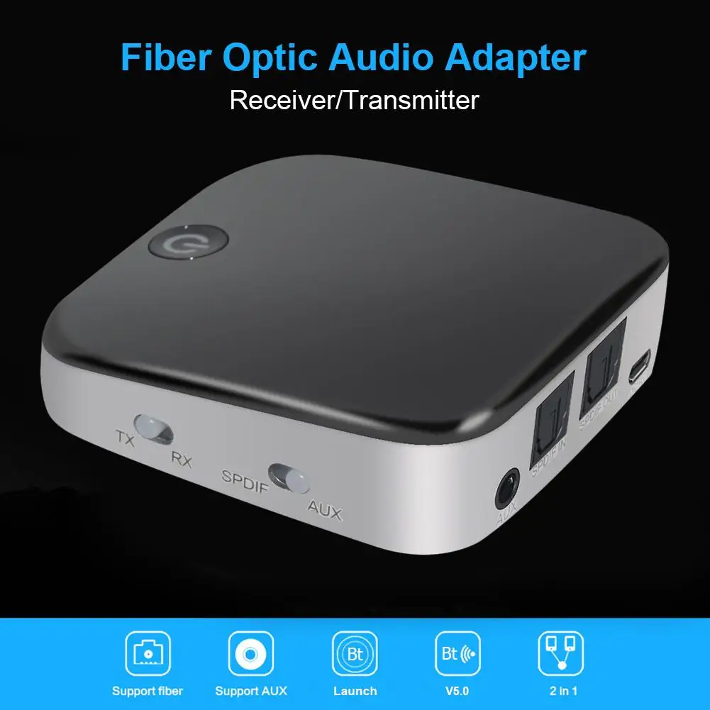 BTI-029 Receiver Transmitter 3.5mm AUX SPDIF Audio Adapter for TV PC Multipoint Connection One Drag Two Function | Электроника