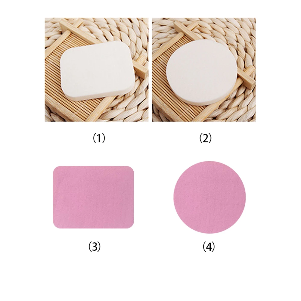 5 шт. квадратные круглые мягкие косметические слоеные ватные диски для снятия