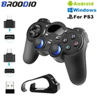 2,4G беспроводной геймпад для PS3 Android Phone TV Box PC Джойстик для Xiaomi OTG смартфонов игровой контроллер пульт дистанционного управления джойстик