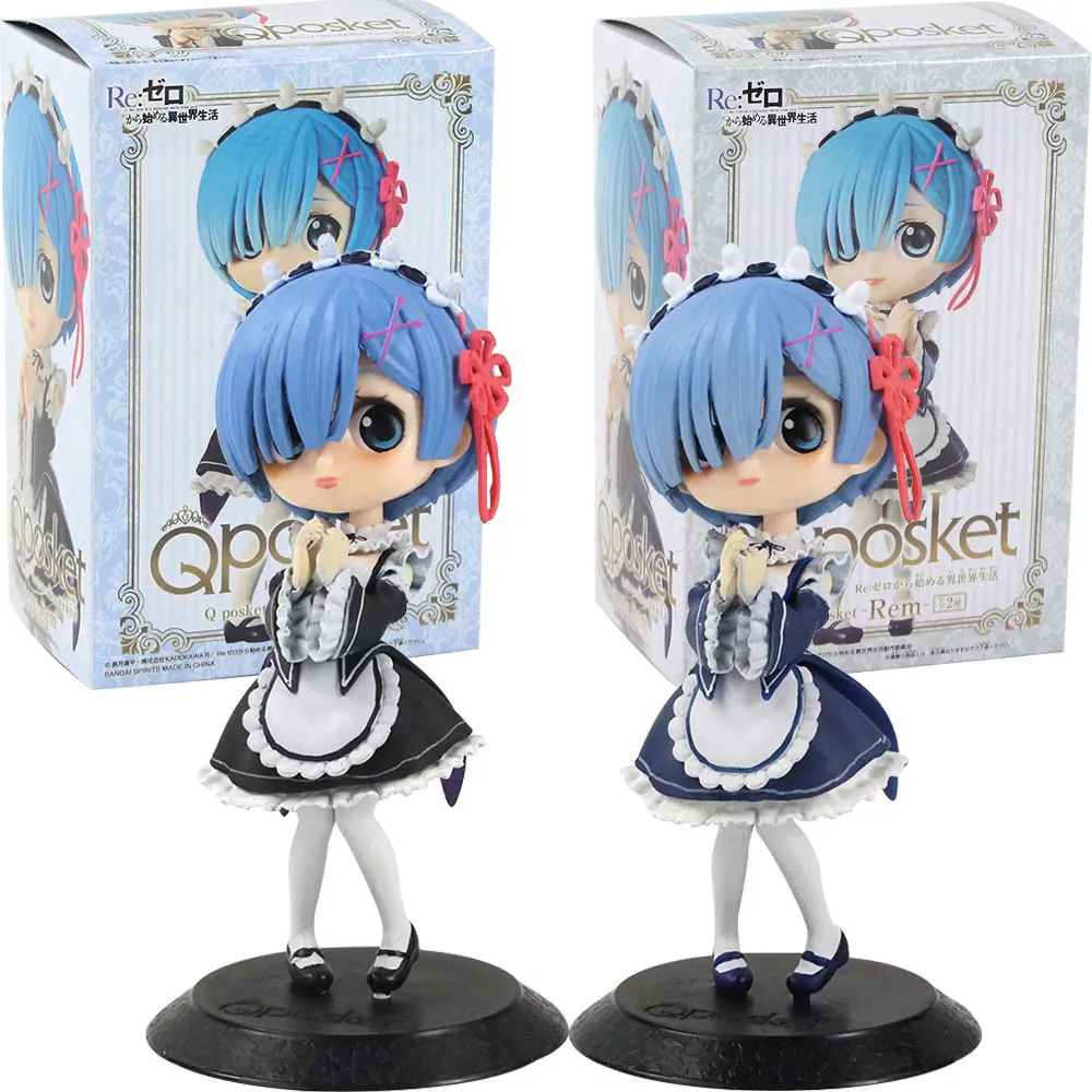 15 см жизнь в другом мире от нуля Qposket Rem Beauty Girl Фигурки игрушки Q версия модели