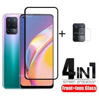 full cover glass for oppo a94 glass for oppo a94 tempered glass film protective screen protector for oppo a94 lens glass 6 43