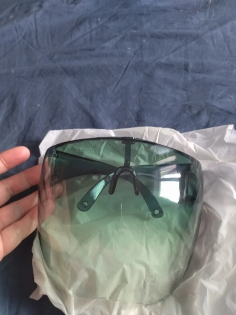 Kid Colorful Eye Shield Visor Wrap Large Mirror Sun Glasses Half Face Guard Protector Mask Anti-spray | Дом и сад