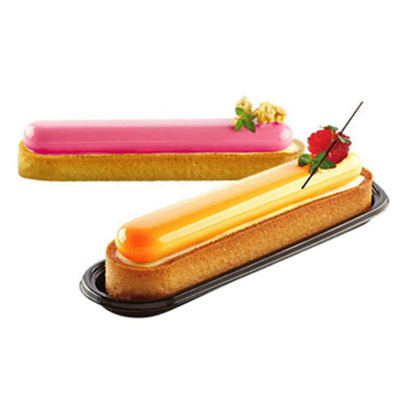 

Egg Tart Cake Ring Set Plastic Perforated Oval Shape French Dessert Mould Fruit Cookies Pastry Kitchen Baking Molds