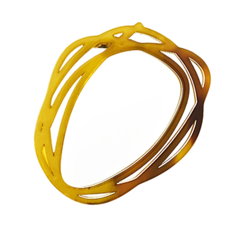 

OI Acrylic Geometry Hollow Fashion Brooch for Women Girls Sweater Hat Bag Hijab Pins Wedding Party Corsage Holiday Gifts