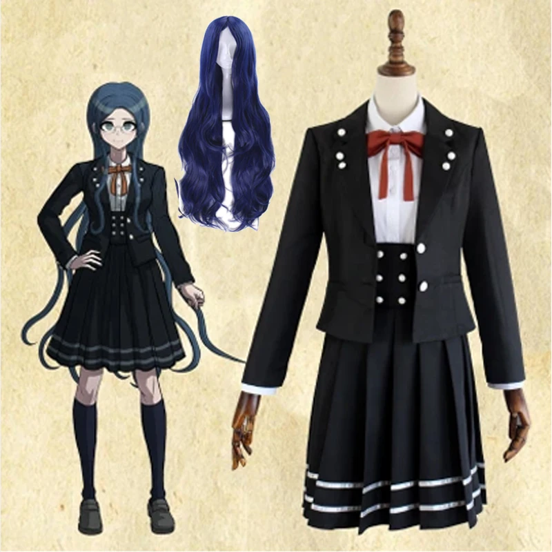 Аниме Danganronpa V3 Shirogane Tsumugi Оригинальная версия JK униформа косплей костюм женские