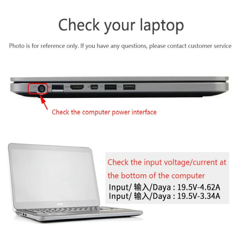 Зарядное устройство 90 Вт адаптер переменного тока для Dell Latitude E6440 E6500 E6510 E6520 E6530 E7240