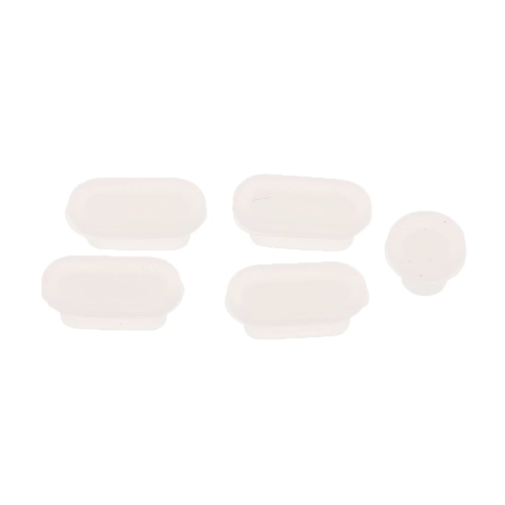 5 шт./компл. Защитная крышка для USB портов с защитой от пыли и заглушкой MacBook