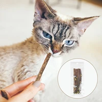 5pcs natural catnip pet cat molar toothpaste stick silvervine cat snacks sticks pet cleaning teeth natural cat toy pet products