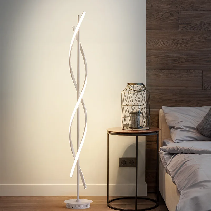 Nordic led железа lampada da terra vloerlamp светодиодная подставка luminaria гостиная лампа для