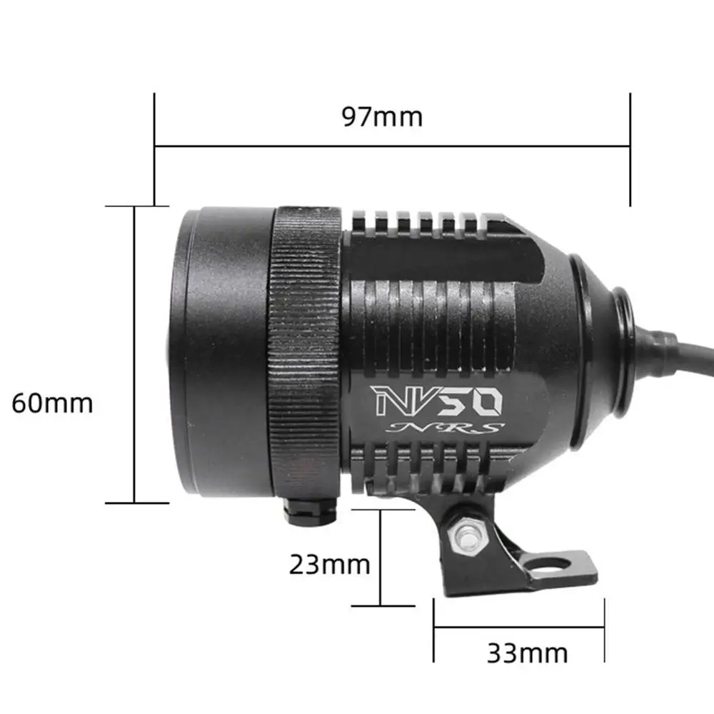 Прожектор для мотоцикла выдвижная регулируемая трубка внешний прожектор