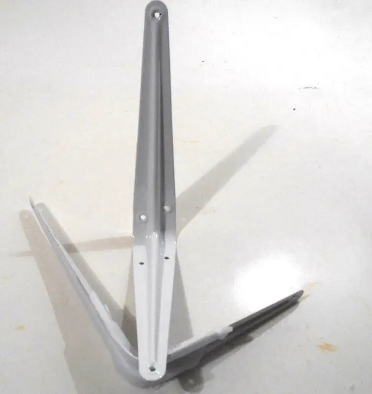 

Кронштейны для полки 6 дюймов X 8 дюймов 12 шт. Белый металл 6 "X 8"