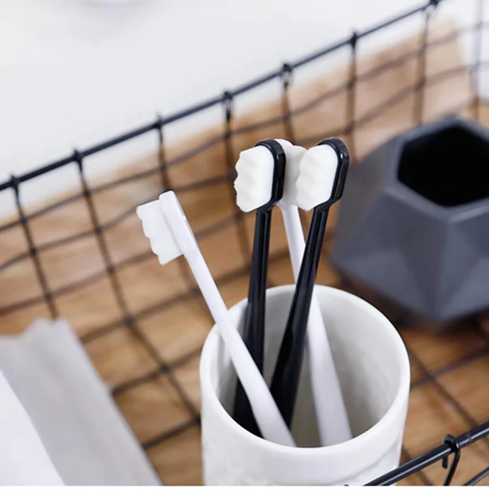 

1pc Ultra Fine Soft Toothbrush Portable Travel Toothbrush with Box Oral Cleaner for Adults Super Thin Wool Oral Hygiene Tools