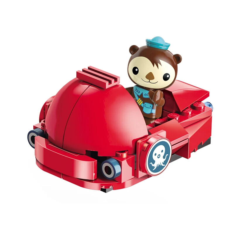 Octonauts строительные блоки игрушка подкова краб лодка набор для просвещения