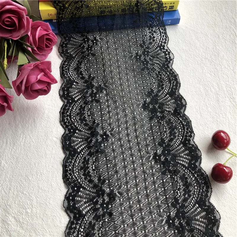 Dentelle E1242 rubans bricolage черный êtements couture и гипюровая ткань dentelle coloré ruban17cm | Дом сад