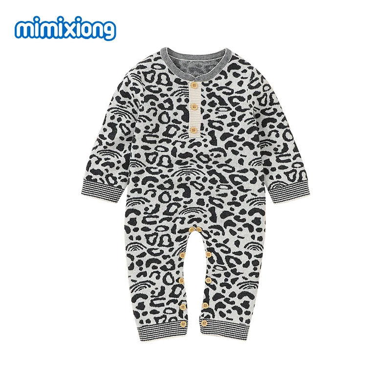 

Baby Rompers Autumn Newborn Boys Girls Jumpsuits Clothes Winter Long Sleeve Toddler Sweaters Playsuits One Piece Children Outfit