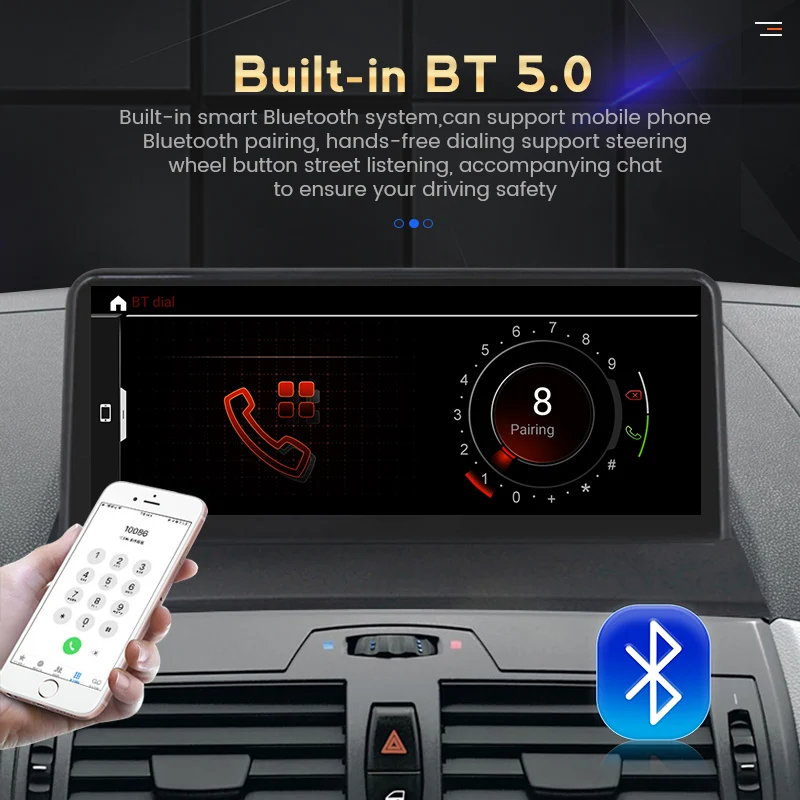 NaviFly Android 11 API30 Car Multimedia Player Navigation GPS For BMW X3 E83 Qualcomm Snapdragon 662 8GB 256GB 10.25 Screen DSP |