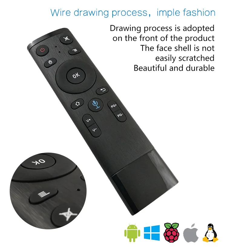 REDAMIGO 2.4G Wireless Air Mouse Gyro Voice Control Sensing Universal Mini Keyboard Remote For PC Android TV Box | Электроника