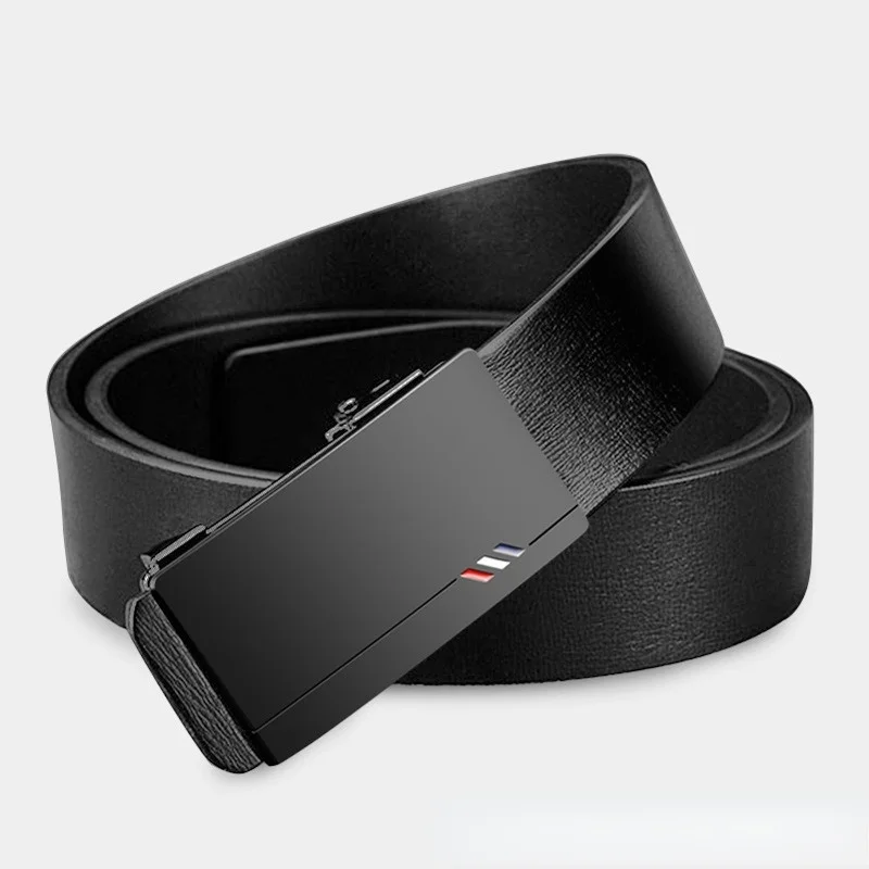 

Genuine Leather Belt Men Top Quality Luxury Real Leather Belts for Men Strap Male Metal Automatic Buckle Belts for Male cinturon