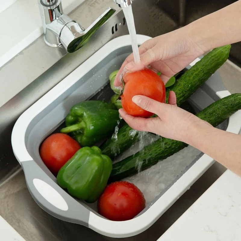 Бытовая креативная Складная Многофункциональная разделочная доска кухонные