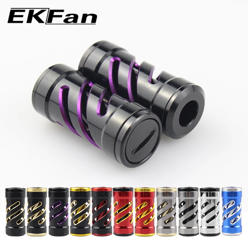 EKFan 2 Stück/Set Angelrollen-Griffknopf aus Aluminiumlegierung für DAI&SHI Baitcasting-Rollen, modifizierte Teile ohne Lager – Detail 2