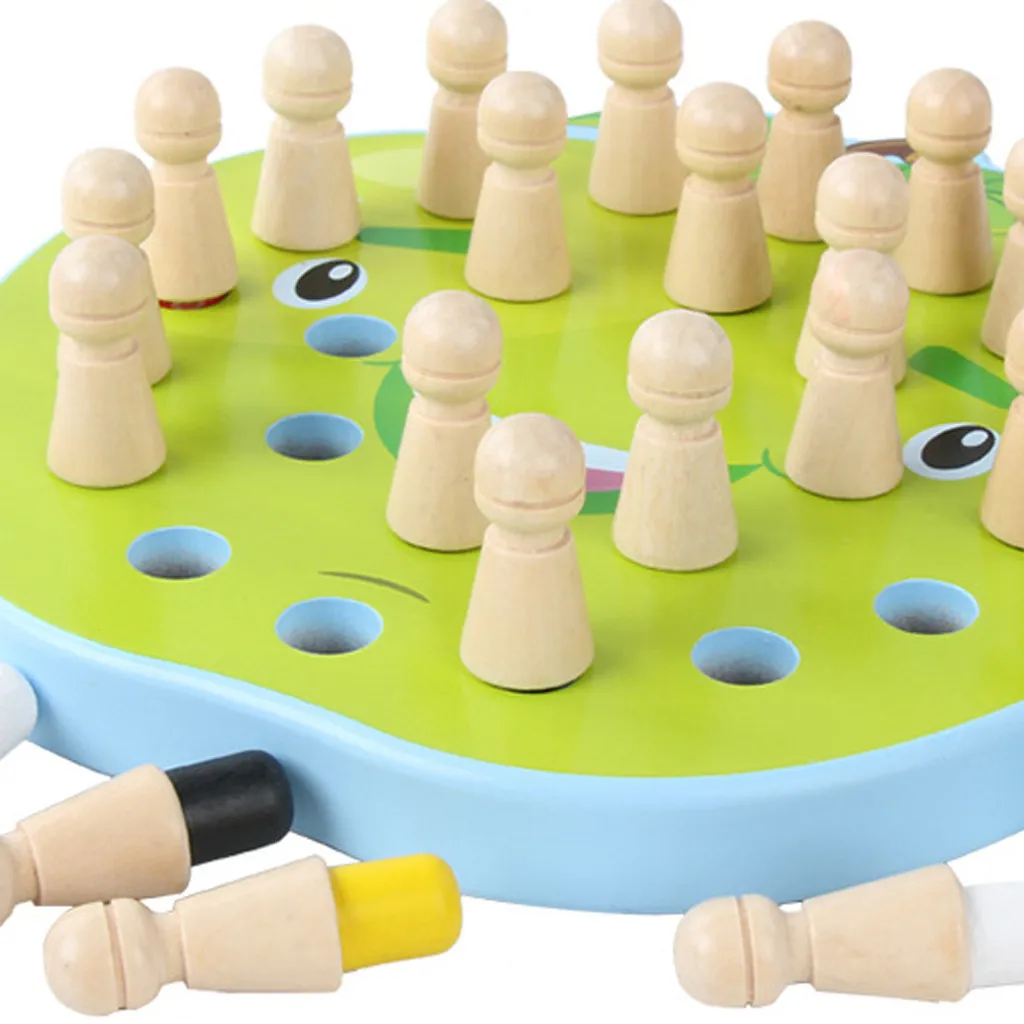 

Wooden Puzzle Match Chess Toy Eucational Puzzle Toys Playing Intelligence Puzzle Logical Training Birthday Learning Toys Y111