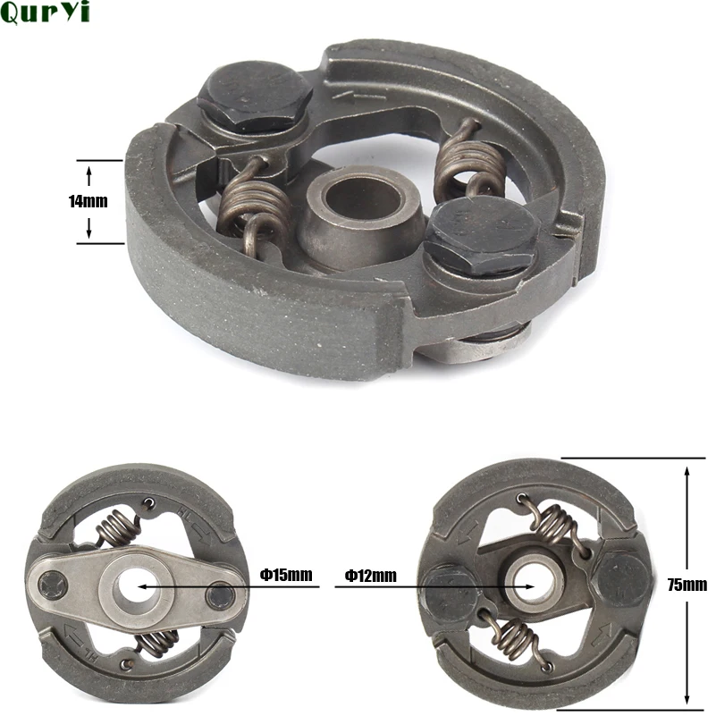 49cc Clutch Engine Performance For 2 Stroke Pocket Dirt Pit Bike Mini Moto Motor ATV Quad Buggy 47cc engine Parts | Автомобили и