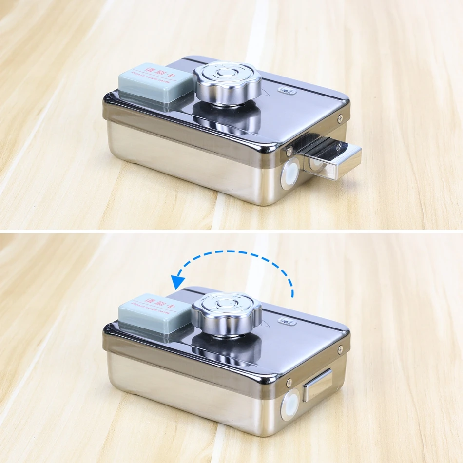 

Homefong Home Door Lock Wireless Electric Lock AA Battery Internal Battery Power RFID Support Remote Control Swiping Card Unlock