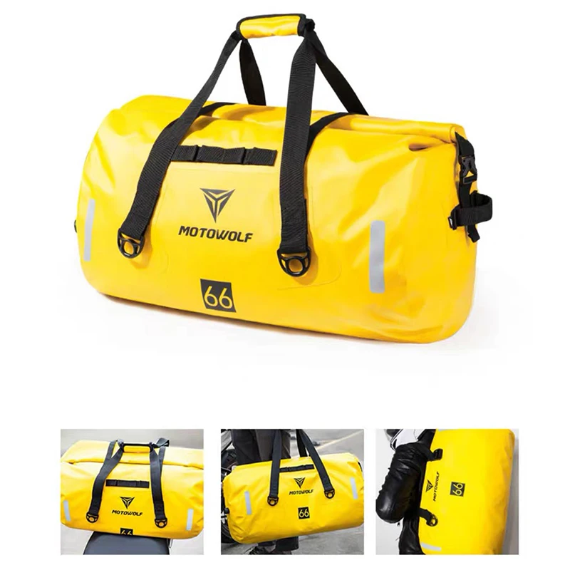 60L Motorcycle Waterproof Bag Motorcycle Backpack Helmet Tail Bag Luggage Tank Bags For Ktm Duck 125 200 390 790 Exc 250 450 520
