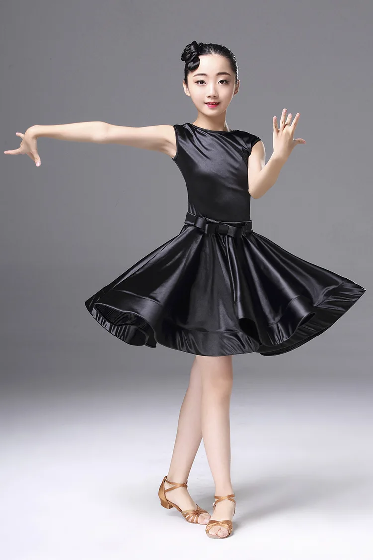 Юбка кигса для танцев платье бальных одежда сцены девочек детское Румба ча