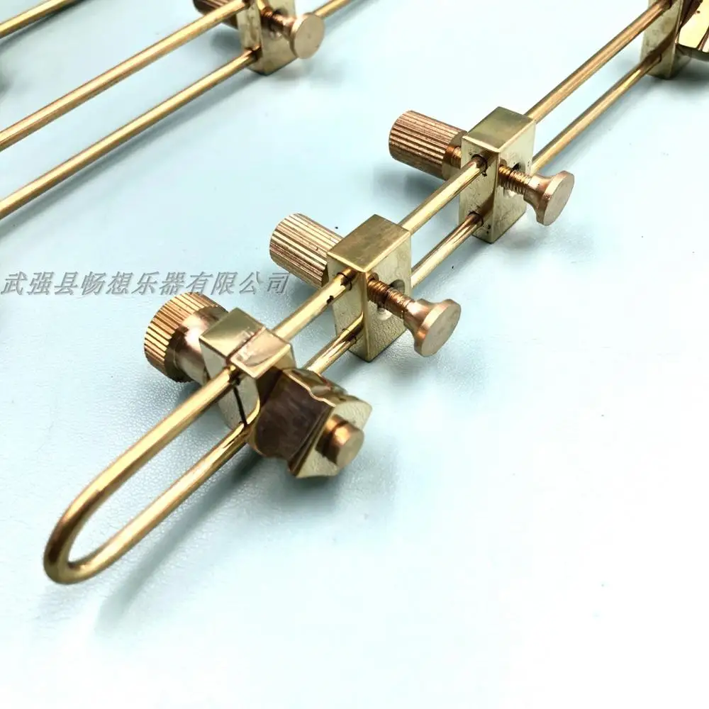 Violin tools, 3pcs brass repair crack debug clamps, Luthier tools enlarge