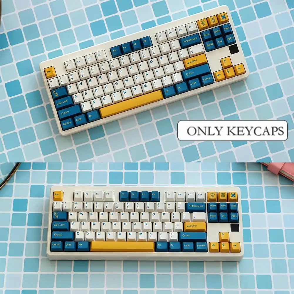 

173 клавиш Pbt, сублимационный колпачок для клавиш, профиль Gmk Merlin, колпачок для клавиатуры Gmmk Pro Nj68, Механическая игровая клавиатура R0i4