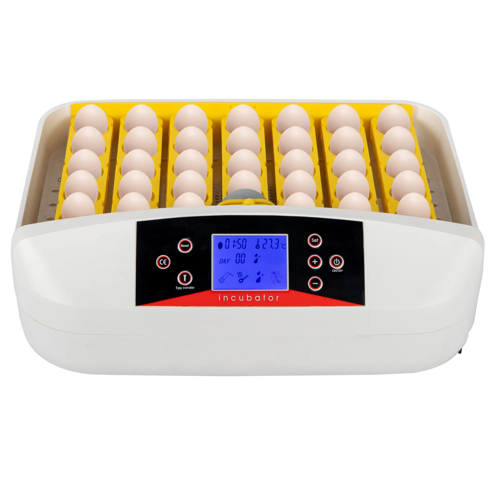 

110V 80W Eggs Incubator Brooder Bird Quail Chick Hatchery Incubator Poultry Hatcher Turner Automatic Farm Incubation Tools US