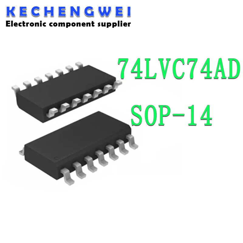 

10pcs 74LVC74AD SOP14 74LVC74 SOP-14 74LVC74D