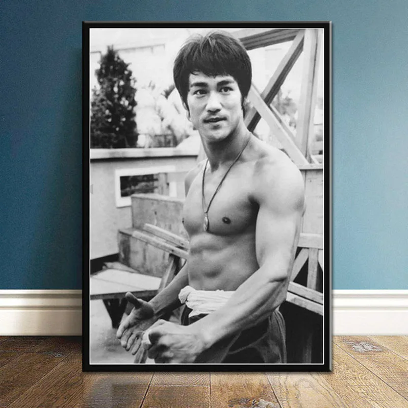 

Poster Bruce Lee Posters and Prints Canvas Painting Wall Art Picture for Living Room Home Decor