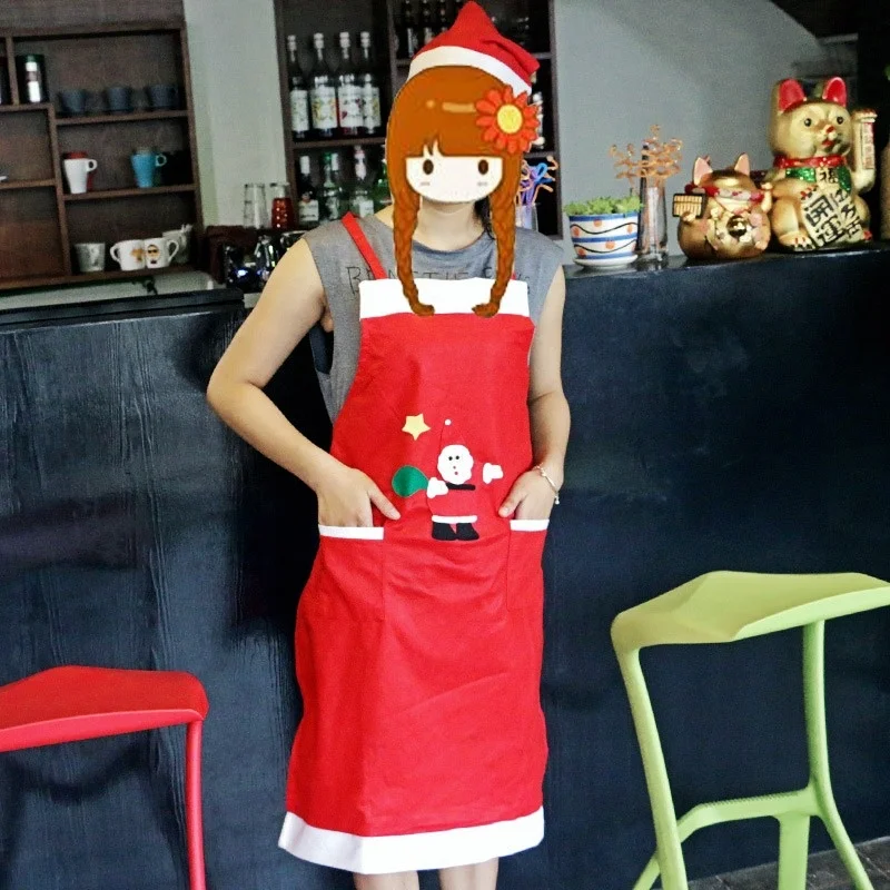 

Christmas Decorations, Non-woven Printed Adult Apron, Length 83cm, Unisex, Suitable for Home Decoration, Kitchen Accessories,