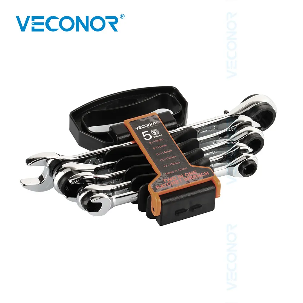 5 шт. Трещоточный ключ набор ключей гаечный реверсивный мульти инструменты