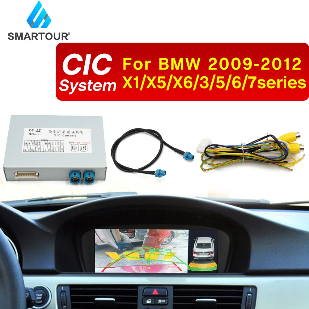 Интерфейсная Автомобильная камера Smartour для Bmw CIC 2009 2012 X6 Модернизированная