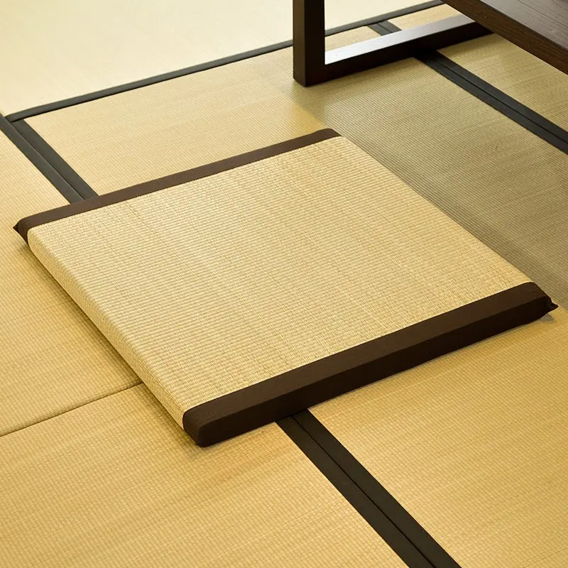 

Zabuton Zafu Square Cushion 55-65cm Zen Floor Meditation Seat Japanese Floor Tatami Mat Straw Cushion Buddha Meditation