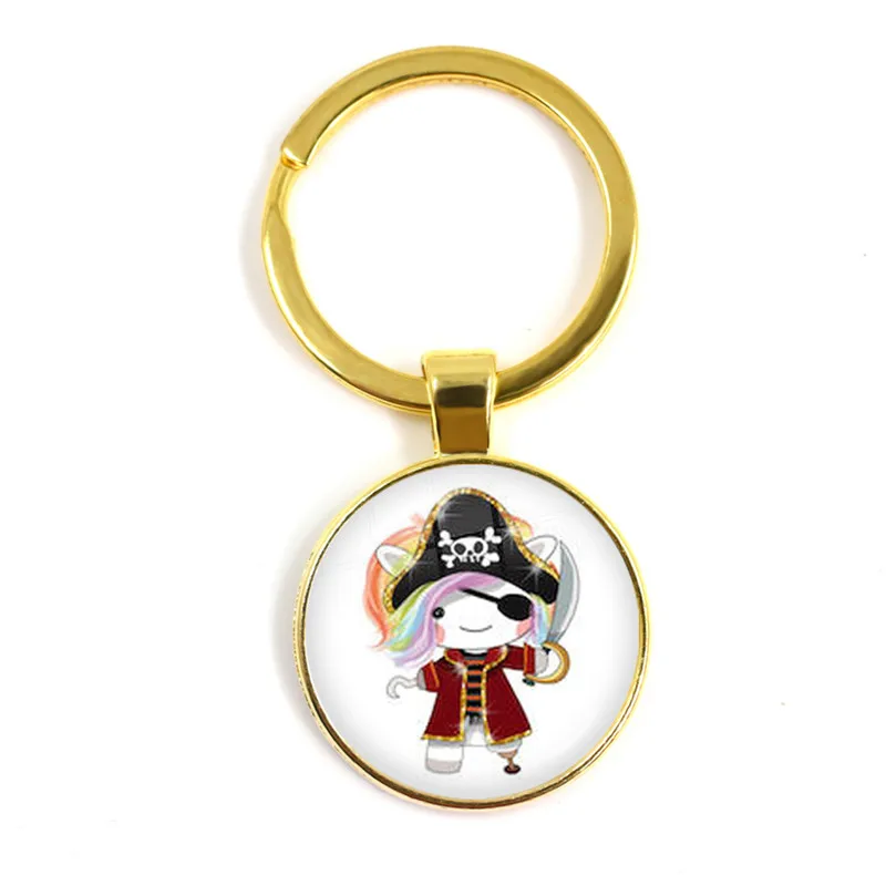 Милый брелок для ключей на Хэллоуин в виде единорога косплея детские школьные