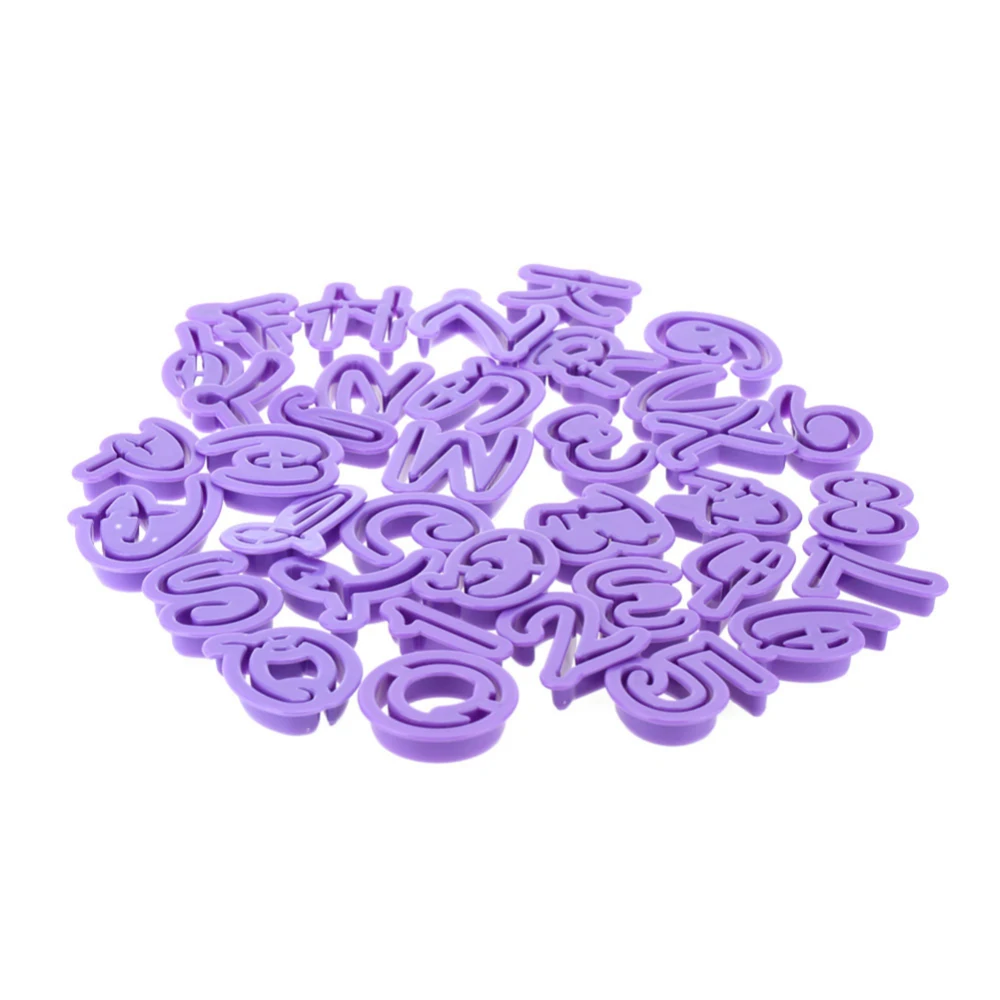 36 шт. числа буквы алфавита в форме режущие инструменты для печенья мастики формы